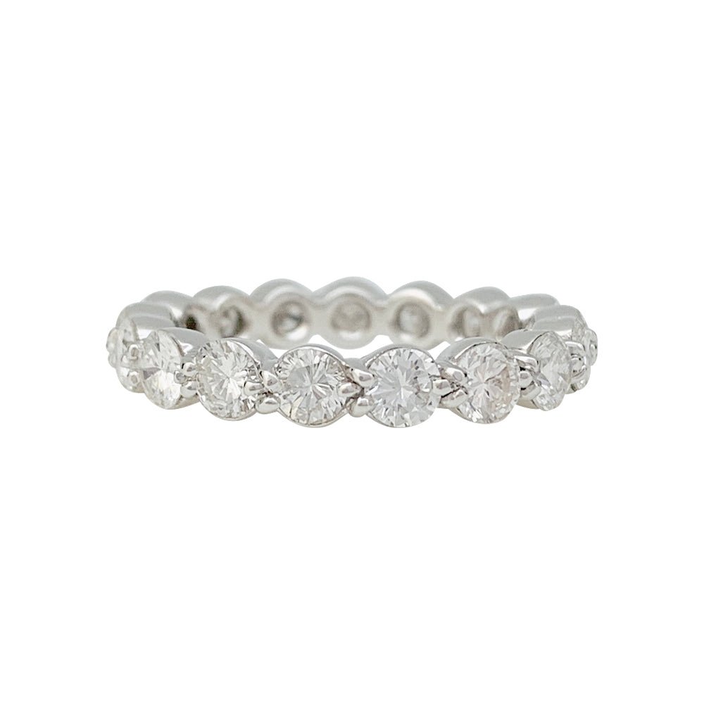 Alliance tour complet or blanc, diamants - Castafiore