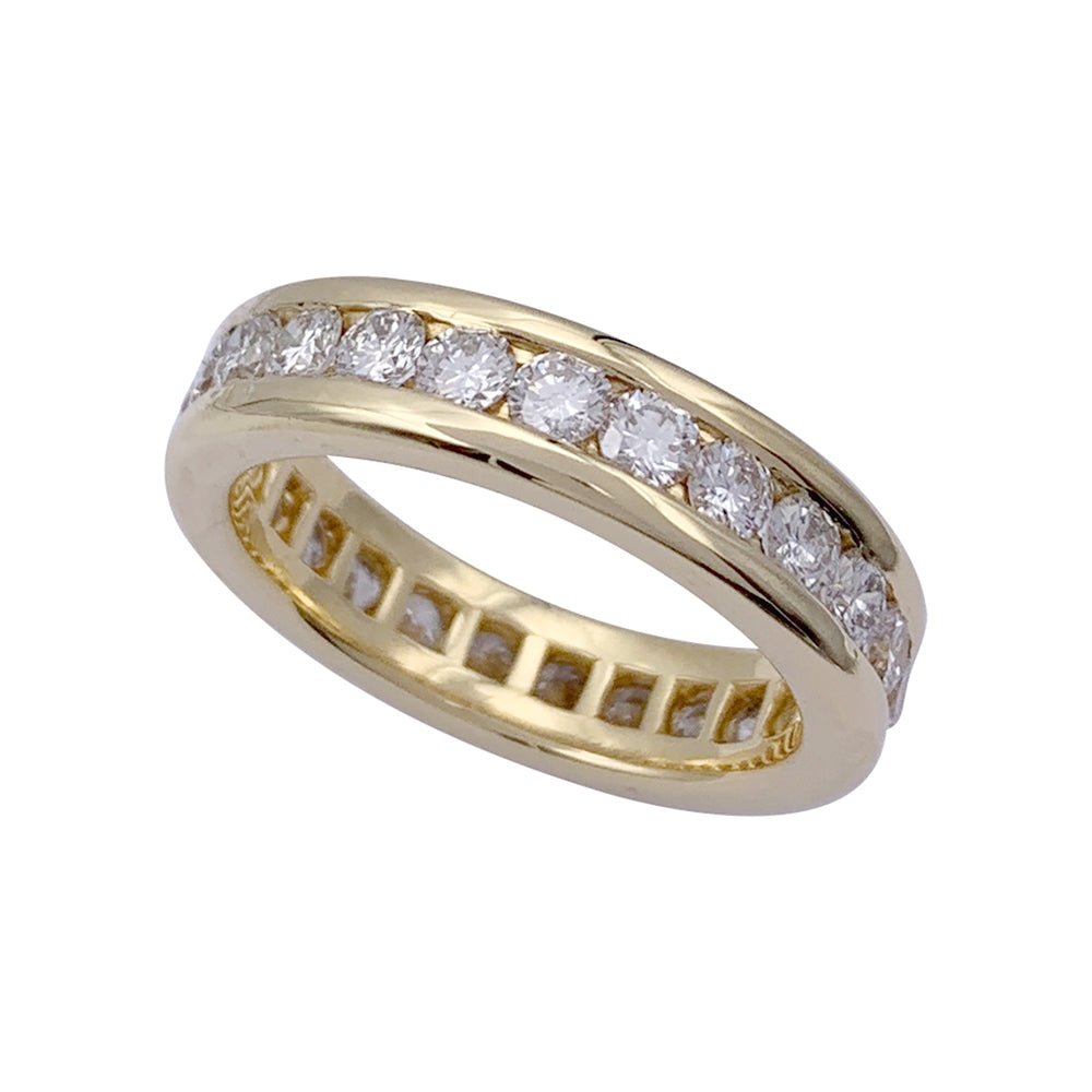 Alliance tour complet or jaune, diamants - Castafiore