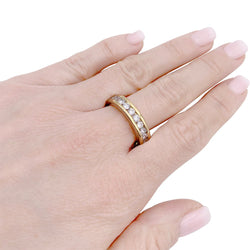 Alliance tour complet or jaune, diamants - Castafiore