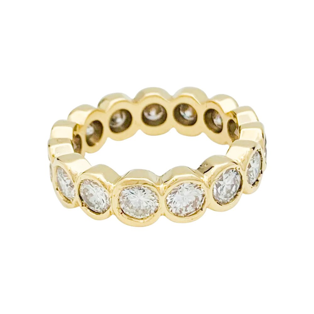 Alliance tour complet or jaune, diamants - Castafiore