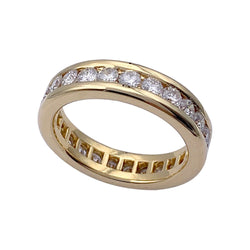 Alliance tour complet or jaune, diamants - Castafiore