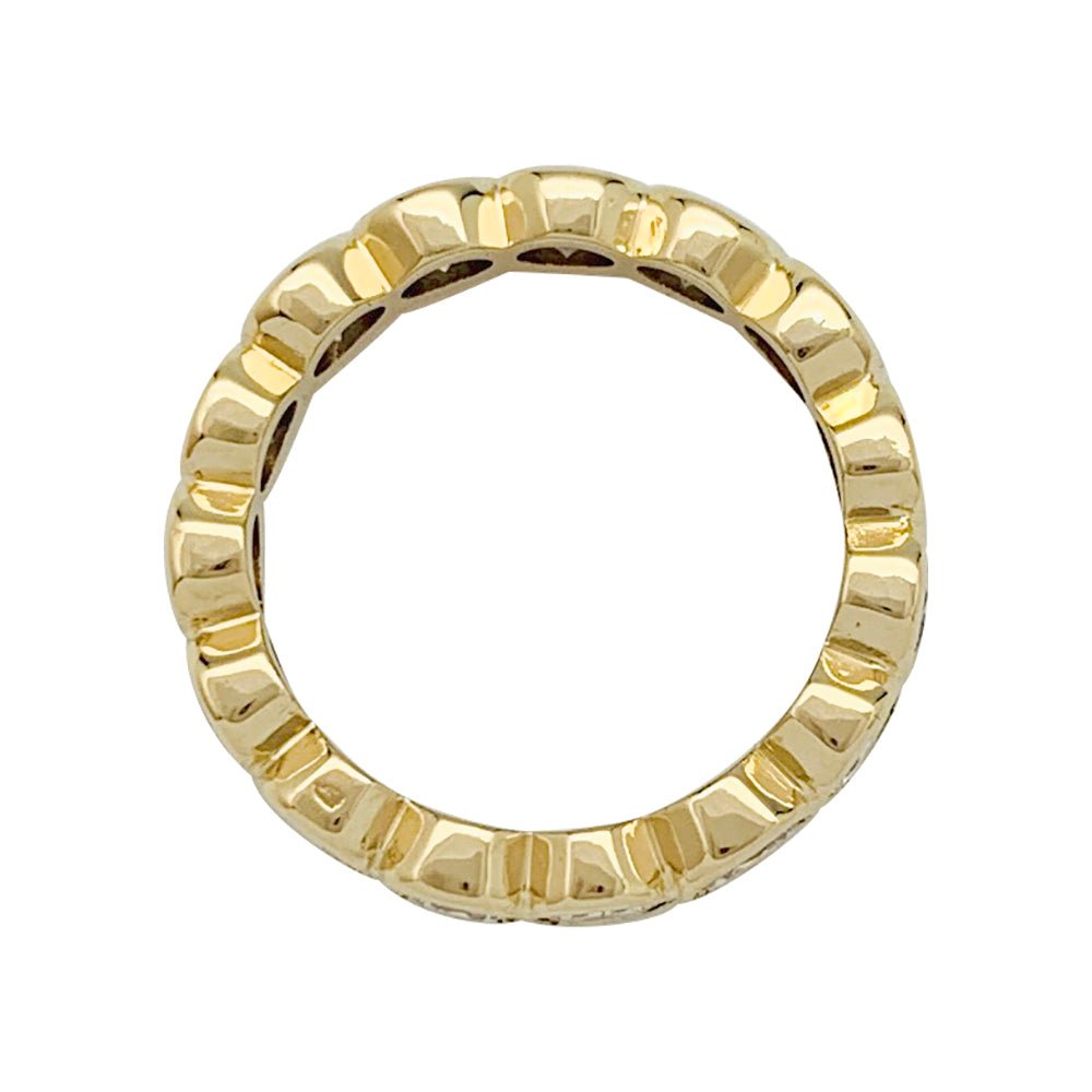 Alliance tour complet or jaune, diamants - Castafiore