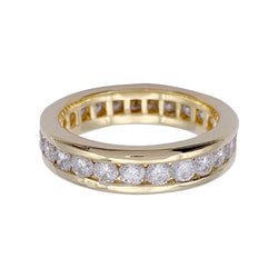 Alliance tour complet or jaune, diamants - Castafiore
