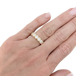 Alliance tour complet or jaune, diamants - Castafiore