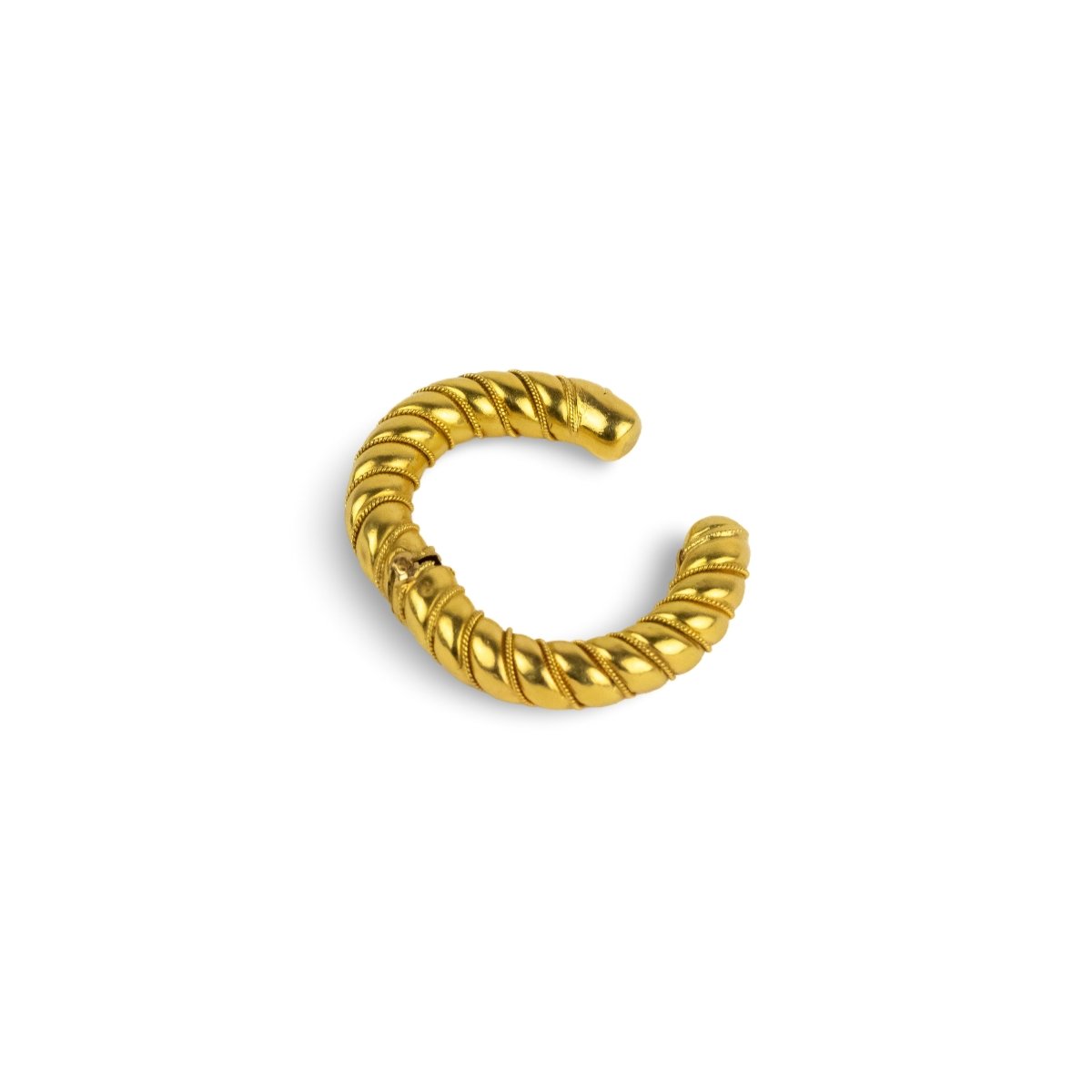AVANT-PREMIÈRE - Boucles d'oreilles Créoles LALAOUNIS en or jaune - Castafiore