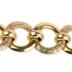 AVANT-PREMIÈRE - Bracelet Maillons GEORGES LENFANT POUR CARTIER en or jaune, or blanc et or rose - Castafiore