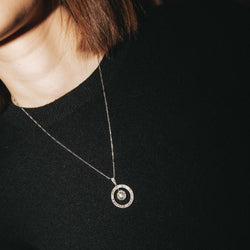 AVANT-PREMIÈRE - Collier Pendentif en or blanc, platine et diamants - Castafiore