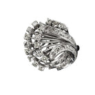 Bague a fils en or blanc et diamant - Castafiore