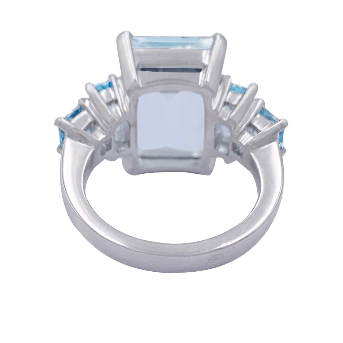 Bague aigues-marines, or blanc - Castafiore