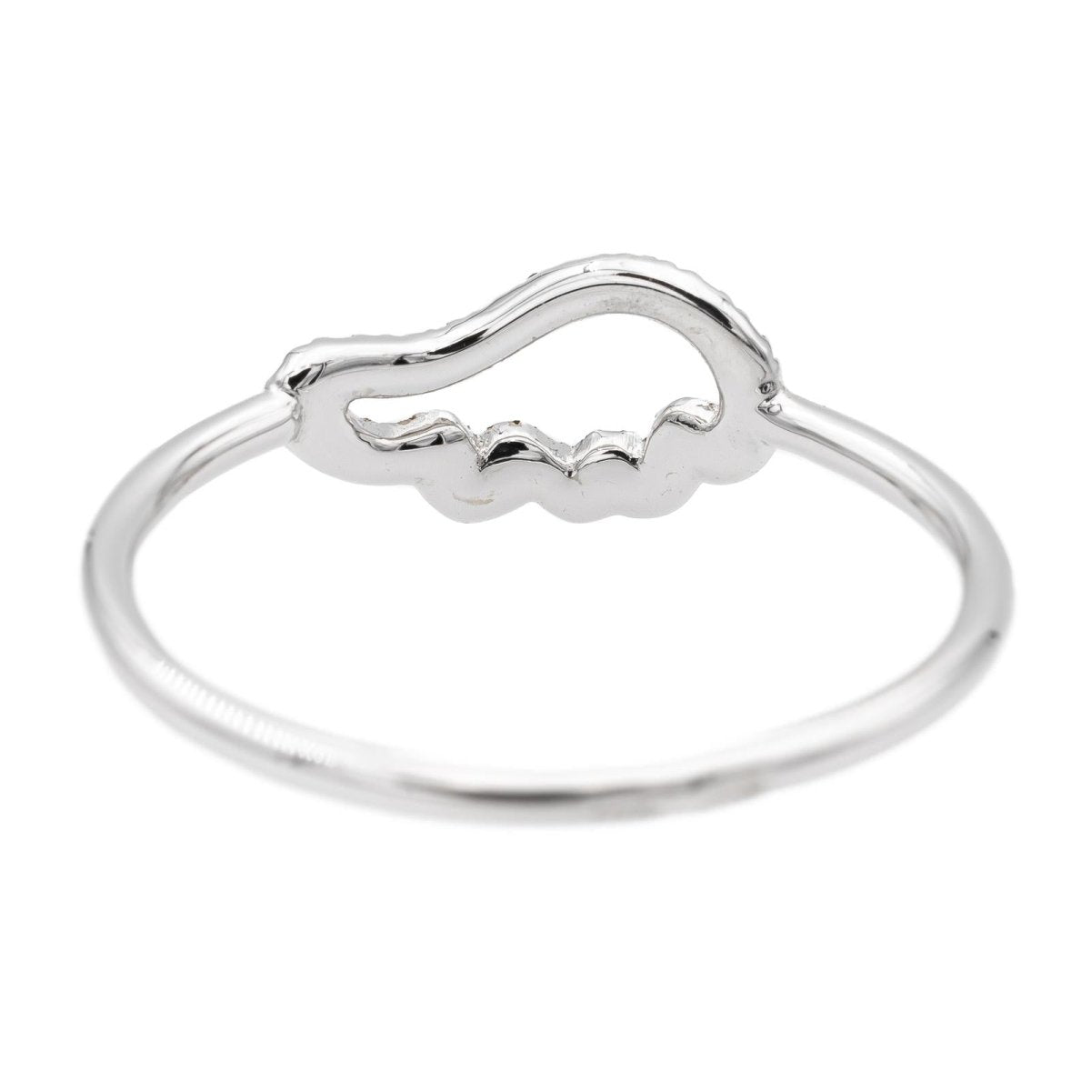 Bague Aile d'ange en or blanc et diamants - Castafiore