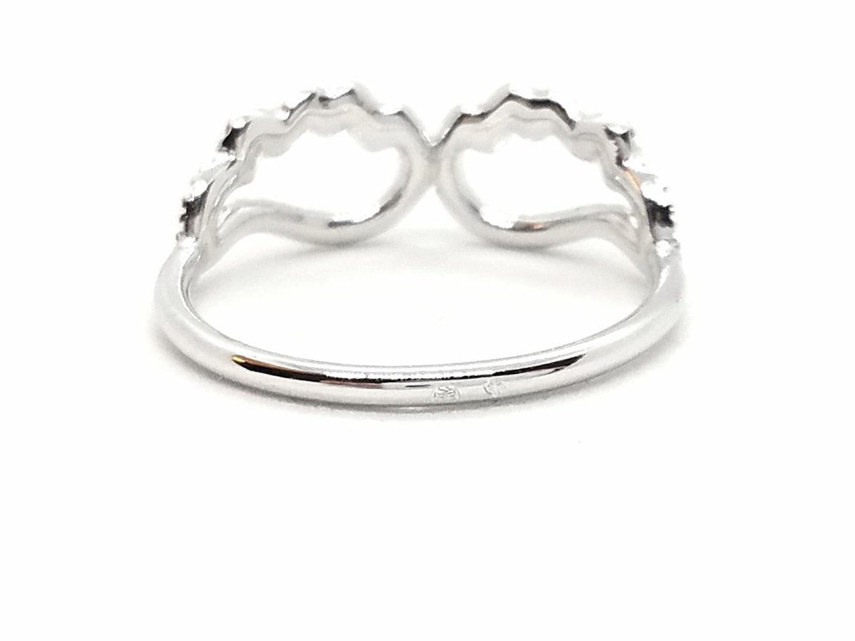 Bague Aile d'ange Or blanc Diamant - Castafiore
