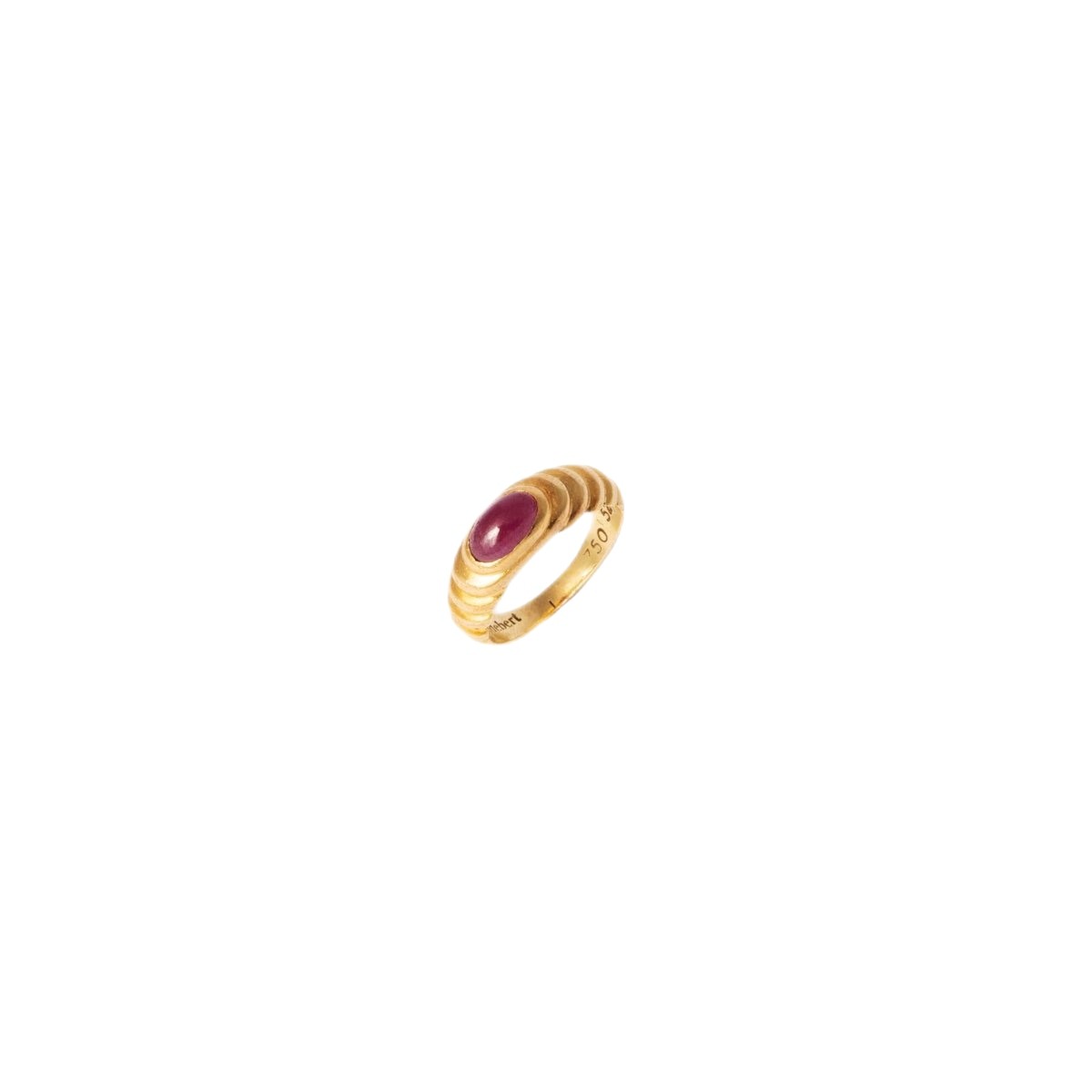Bague ALDEBERT en or jaune ornée d'un rubis - Castafiore