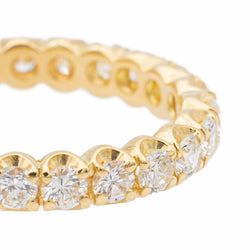 bague Alliance américaine Or jaune Diamant - Castafiore