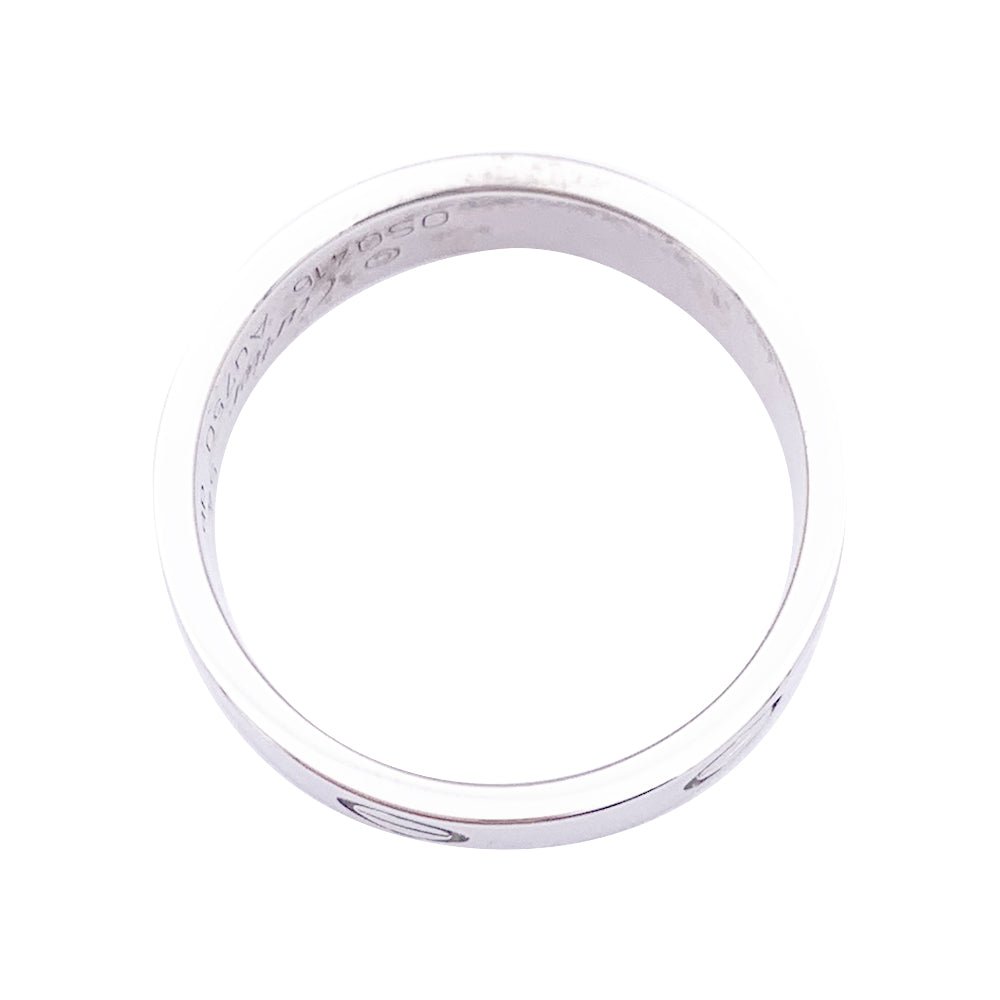 Bague Alliance CARTIER "Love" en or blanc - Castafiore