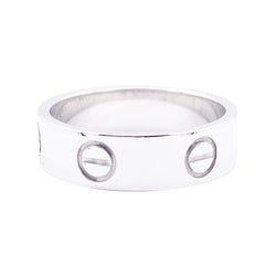 Bague Alliance CARTIER "Love" en or blanc - Castafiore