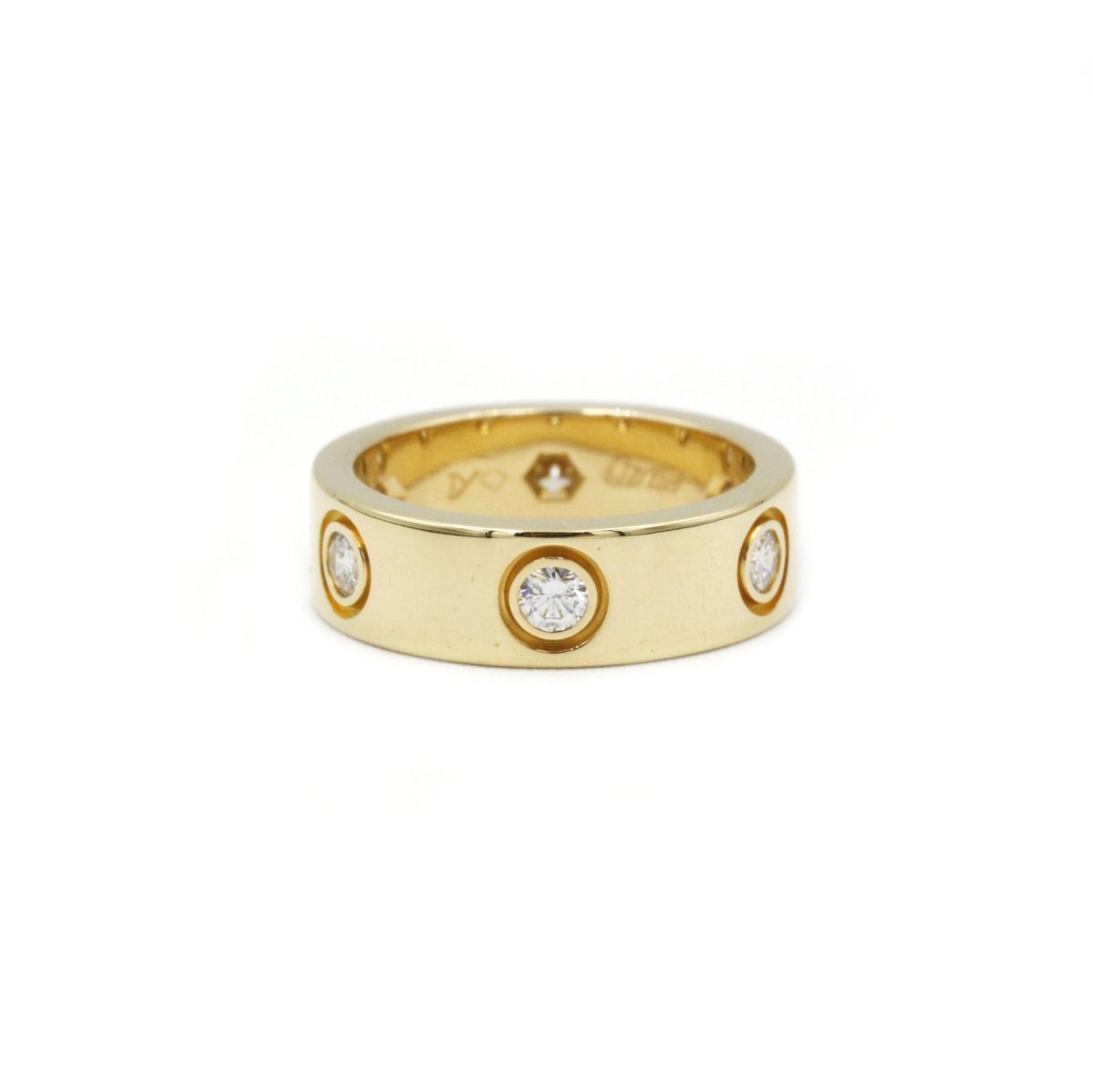 Bague Alliance CARTIER "Love" en or jaune et diamants - Castafiore