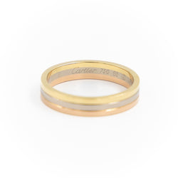 Bague Alliance CARTIER "Trinity" en or jaune - Castafiore