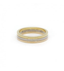 Bague Alliance CARTIER "Trinity" en trois ors - Castafiore