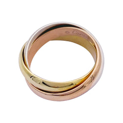 Bague Alliance CARTIER "Trinity" en trois ors - Castafiore