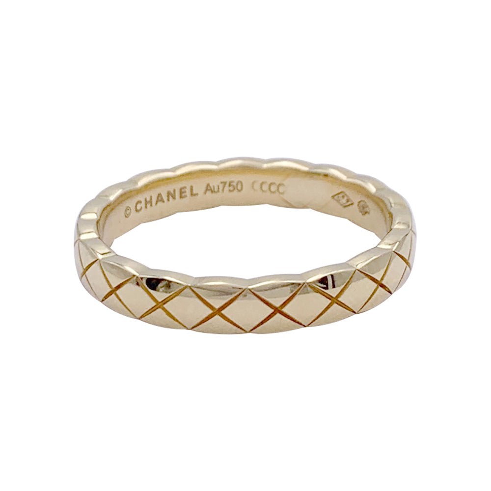 Bague Alliance CHANEL "Coco Crush" en or jaune - Castafiore