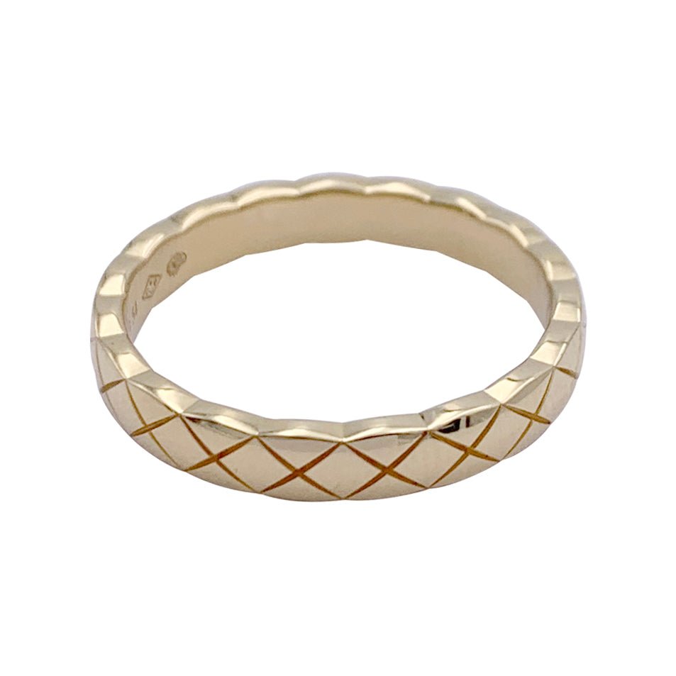 Bague Alliance CHANEL "Coco Crush" en or jaune - Castafiore