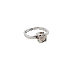 Bague Alliance DINH VAN ''Cube'' en or blanc et diamants - Castafiore