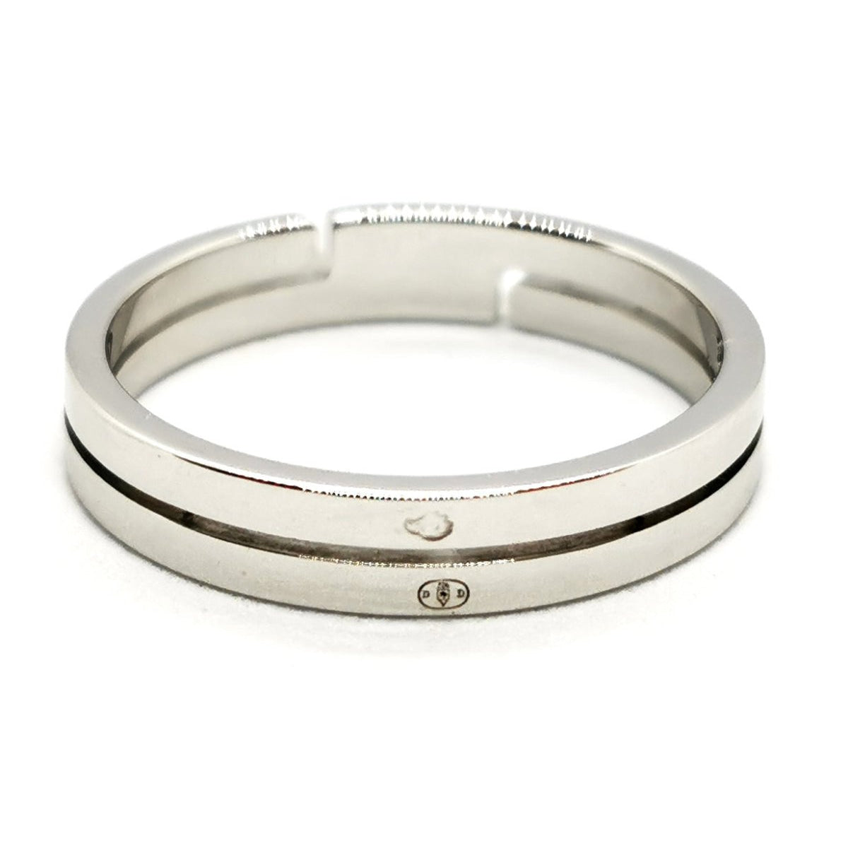 Bague Alliance DINH VAN "Seventies" en or blanc - Castafiore