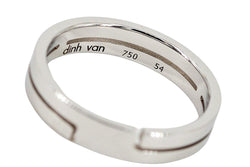 Bague Alliance DINH VAN "Seventies" en or blanc - Castafiore