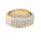 Bague Alliance en Or blanc et diamants - Castafiore