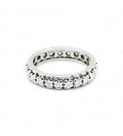 Bague Alliance en or blanc et diamants - Castafiore