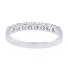 Bague Alliance en or blanc et diamants - Castafiore