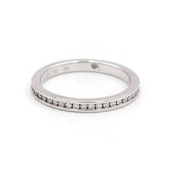 Bague Alliance en or blanc et diamants - Castafiore