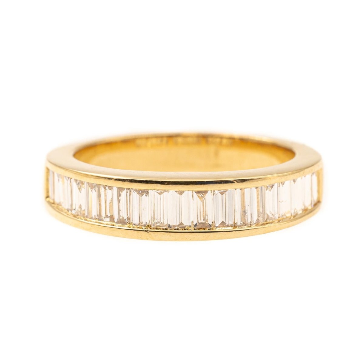 Bague Alliance en or jaune et diamants - Castafiore