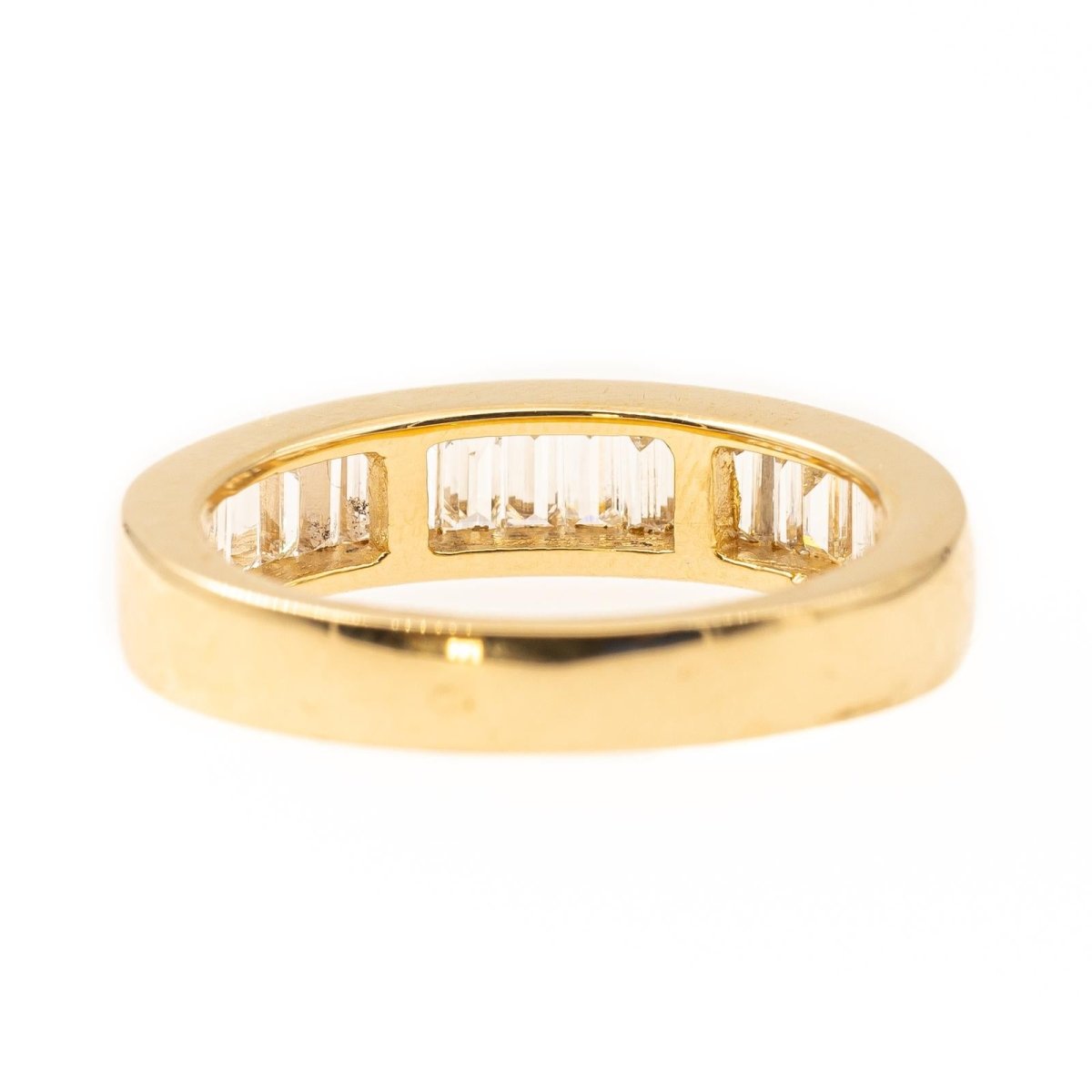 Bague Alliance en or jaune et diamants - Castafiore