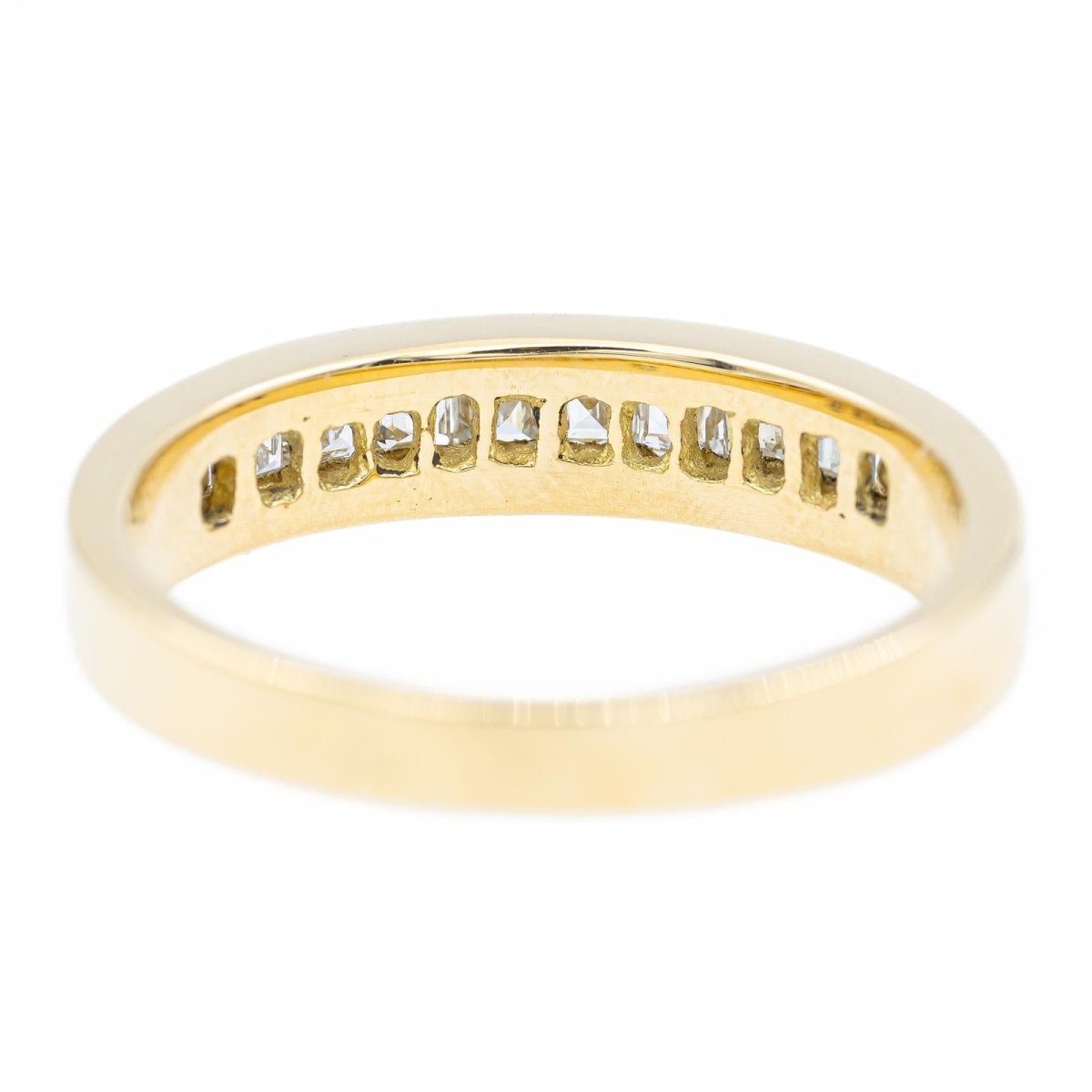 Bague Alliance en or jaune et diamants - Castafiore