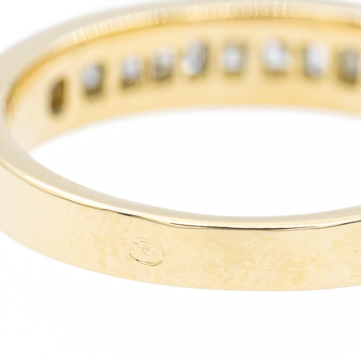 Bague Alliance en or jaune et diamants - Castafiore