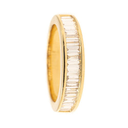 Bague Alliance en or jaune et diamants - Castafiore