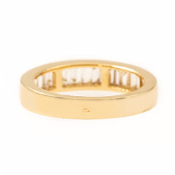 Bague Alliance en or jaune et diamants - Castafiore