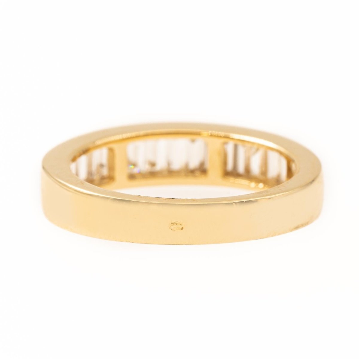 Bague Alliance en or jaune et diamants - Castafiore