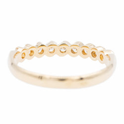 Bague Alliance en or jaune et diamants - Castafiore