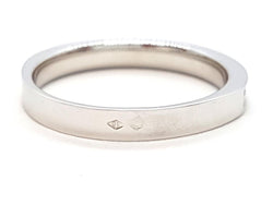 Bague Alliance Or blanc Diamant - Castafiore