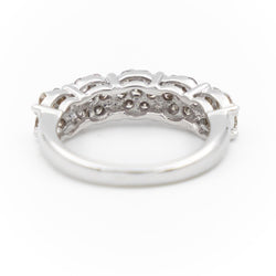 Bague Alliance Or blanc Diamant - Castafiore