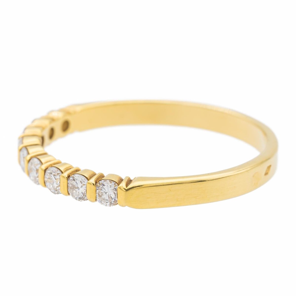 Bague Alliance Or jaune Diamant - Castafiore