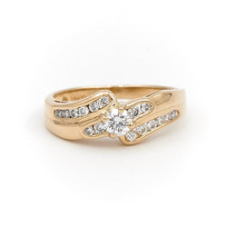 Bague Alliance Or jaune Diamant - Castafiore