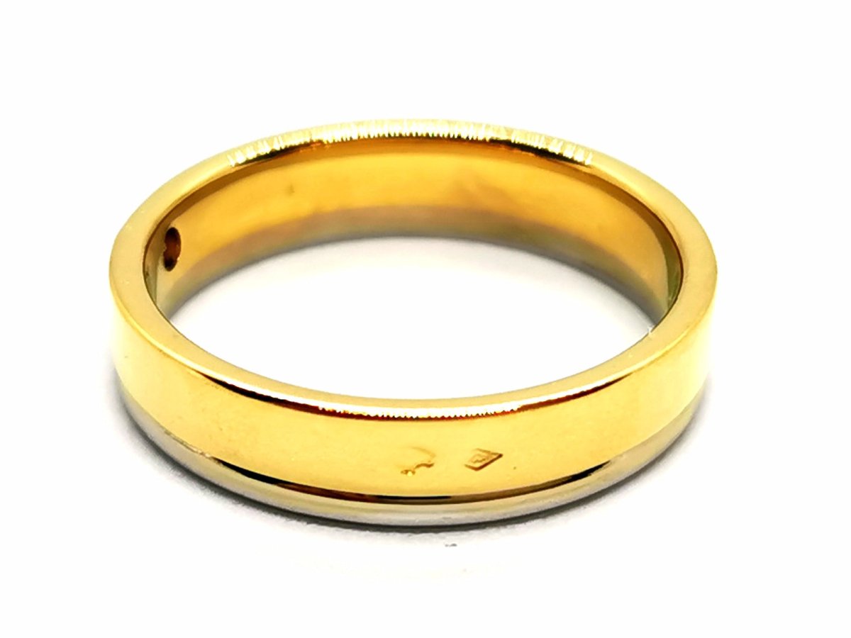 Bague Alliance Or jaune Diamant - Castafiore