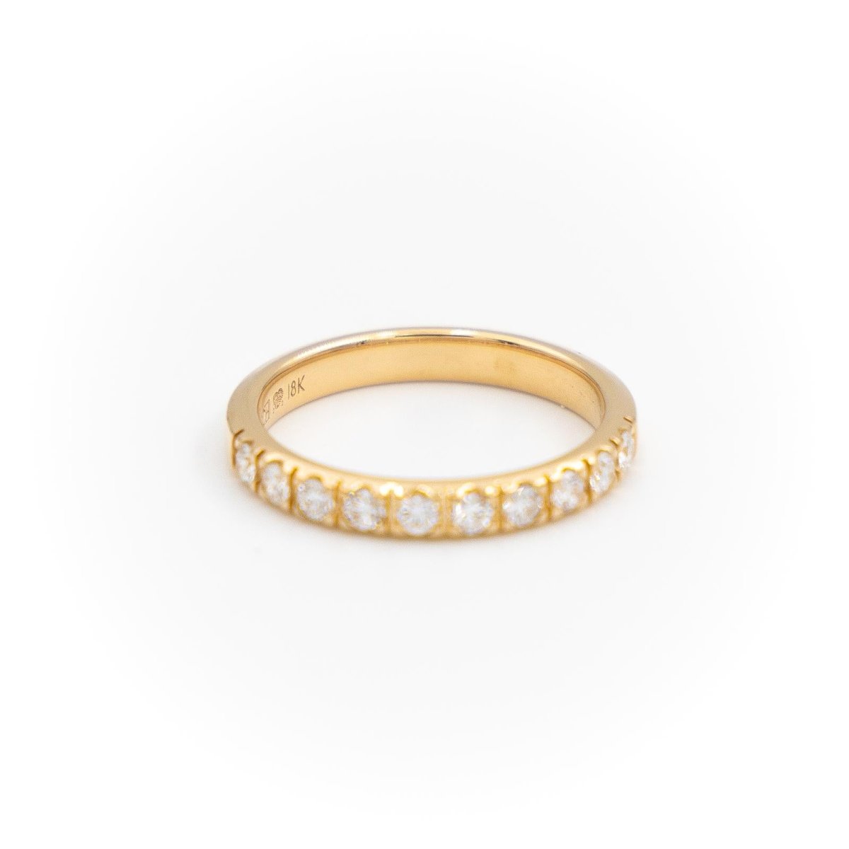 Bague Alliance Or jaune Diamant - Castafiore