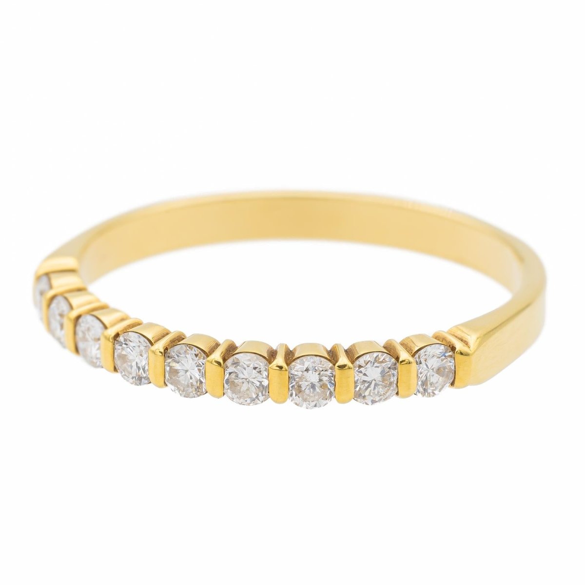 Bague Alliance Or jaune Diamant - Castafiore