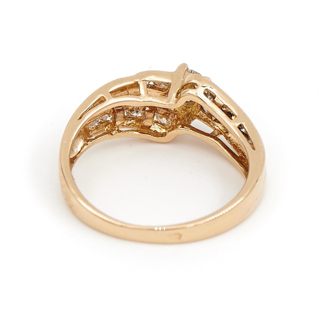 Bague Alliance Or jaune Diamant - Castafiore