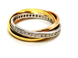 Bague Alliance Or jaune Diamant - Castafiore