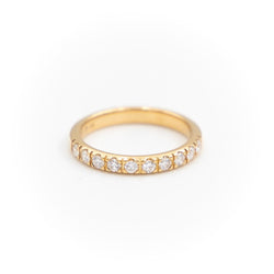 Bague Alliance Or jaune Diamant - Castafiore